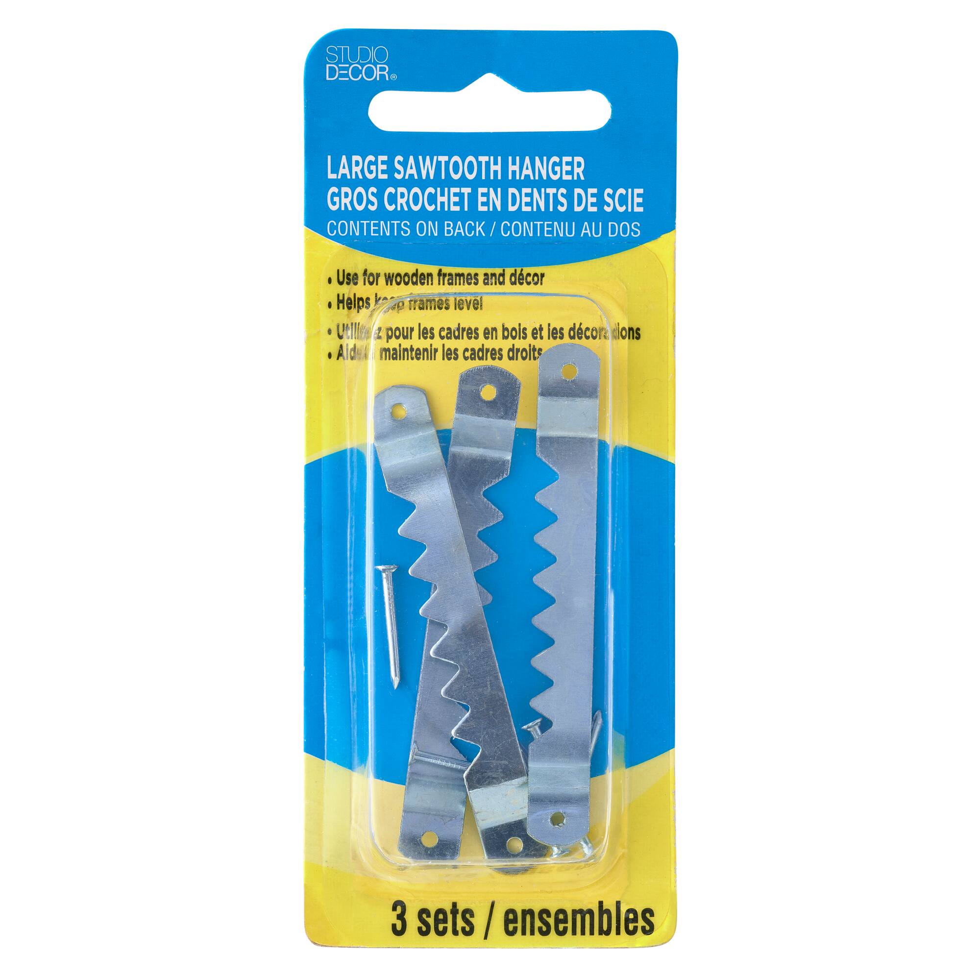 24 Packs: 3 ct. (72 total) Sawtooth Picture Hangers by Studio Décor®